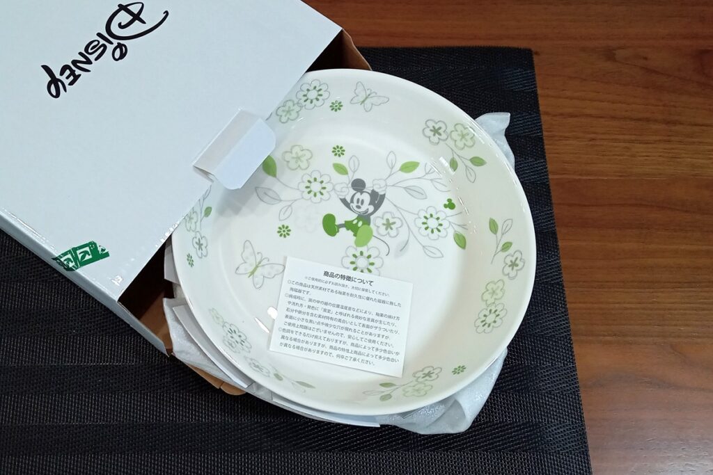 ⑥パスタ・カレー皿 2枚セット(グリーン)【箱の中1】